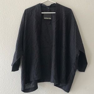 Eskandar silk cloque